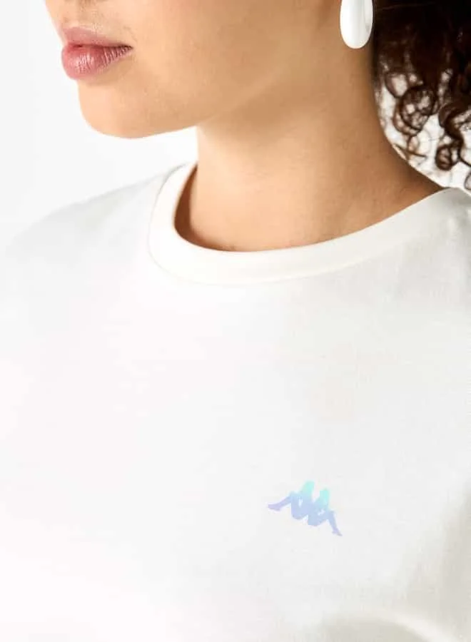 Kappa Kappa Printed T-shirt with Crew Neck and Short Sleeves