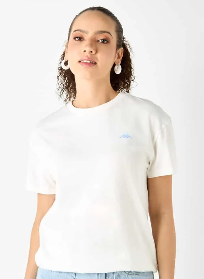 Kappa Kappa Printed T-shirt with Crew Neck and Short Sleeves