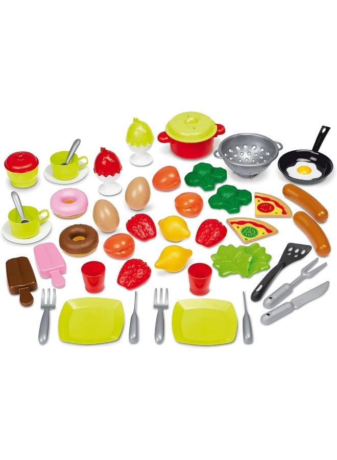 ecoiffier إيكويفير - مجموعة طبخ مكونة من 50 قطعة - Image 1