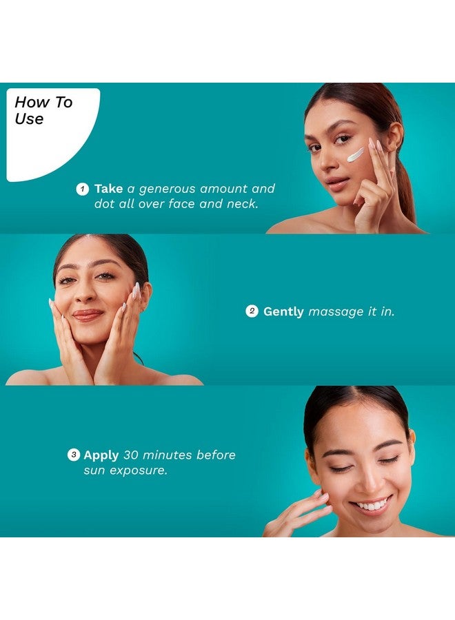 Pilgrim 2% Niacinamide Glow Sunscreen SPF 50 +++ 50 Gm (Pack of 2) for men and women with Spanish Squalane | Enhances Glow, Broad spectrum, Non-greasy, No white cast & Prevents Tanning | All skin types | - Image 4