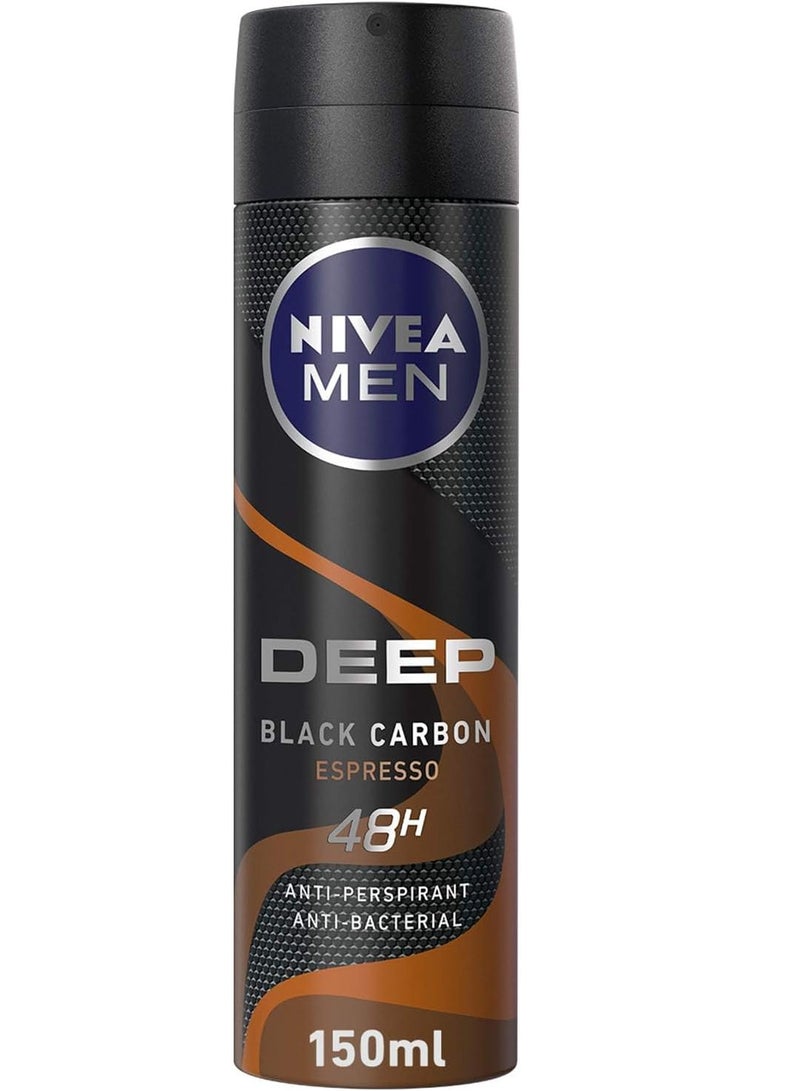 نيفيا مزيل عرق رجالي عميق بالاسبريسو 150 مل - Image 1