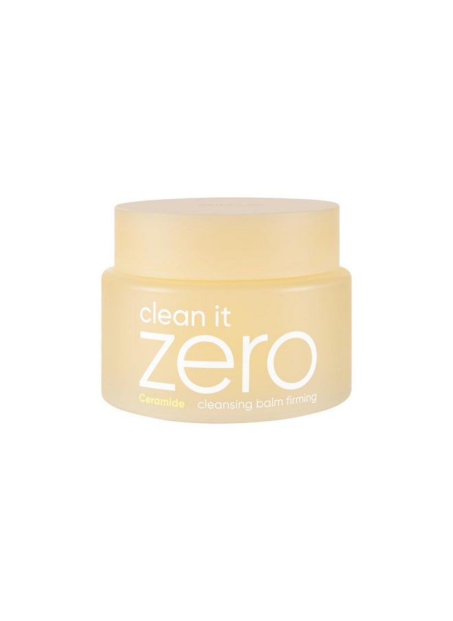 Banila Co Clean It Zero Firming Cleansing Balm With Moringa Cermaide Vegan Makeup Removing Facial Wash 100Ml  - Image 1