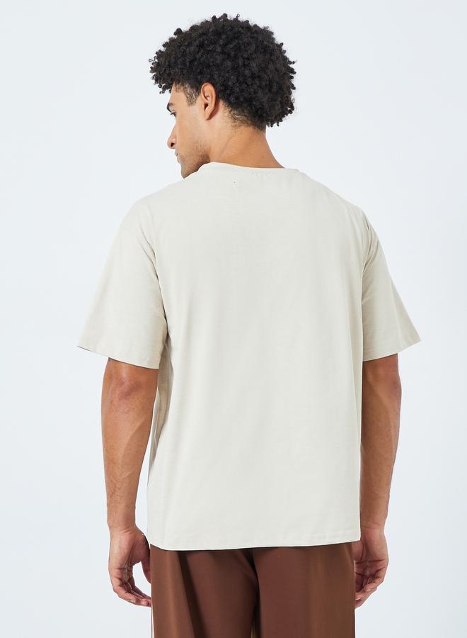 Styli Men Floral Print Oversized T-Shirt - Image 3