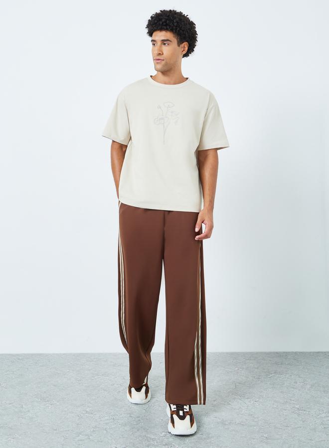 Styli Men Floral Print Oversized T-Shirt - Image 4