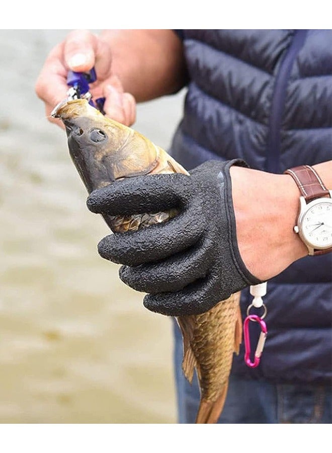 Generic 2PCS Fishing Gloves with Magnet Release,Fisherman Professional Catch Fish Gloves, Fishing Puncture Proof Gloves, Fishing Glove for Handling, Catching, Cleaning - Image 2