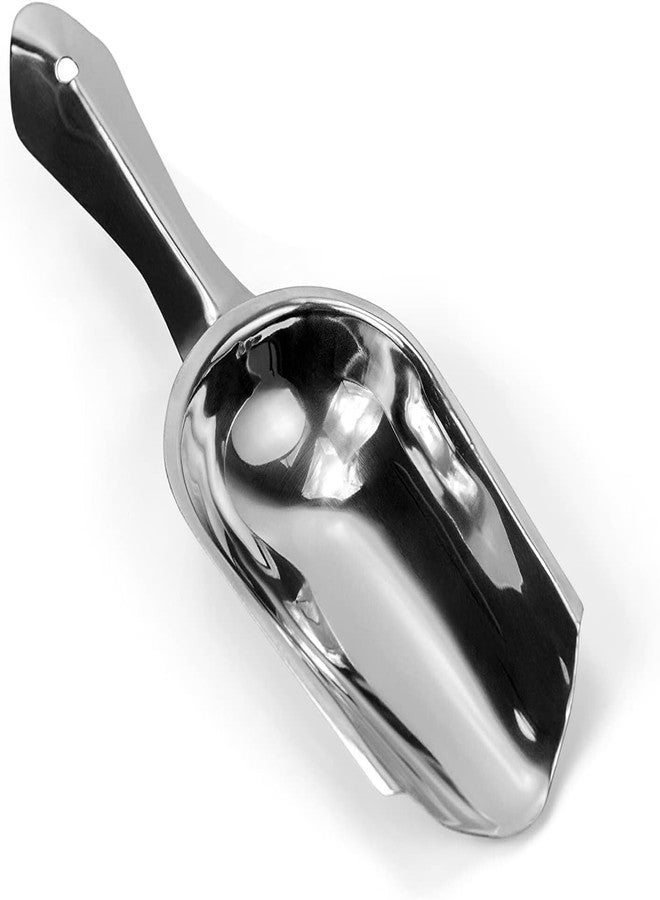 Great Credentials Stainless Steel Ice Scoop for Bars, Restaurants, and Home Use - Perfect for Scooping Ice, Dry Goods, and More 4 Ounce - Image 2