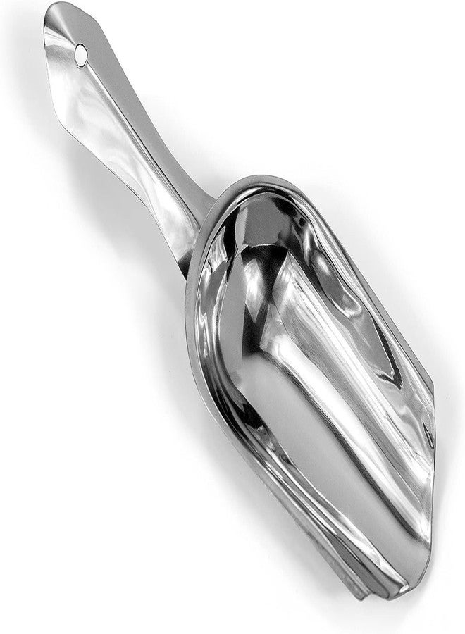 Great Credentials Stainless Steel Ice Scoop for Bars, Restaurants, and Home Use - Perfect for Scooping Ice, Dry Goods, and More 4 Ounce - Image 1