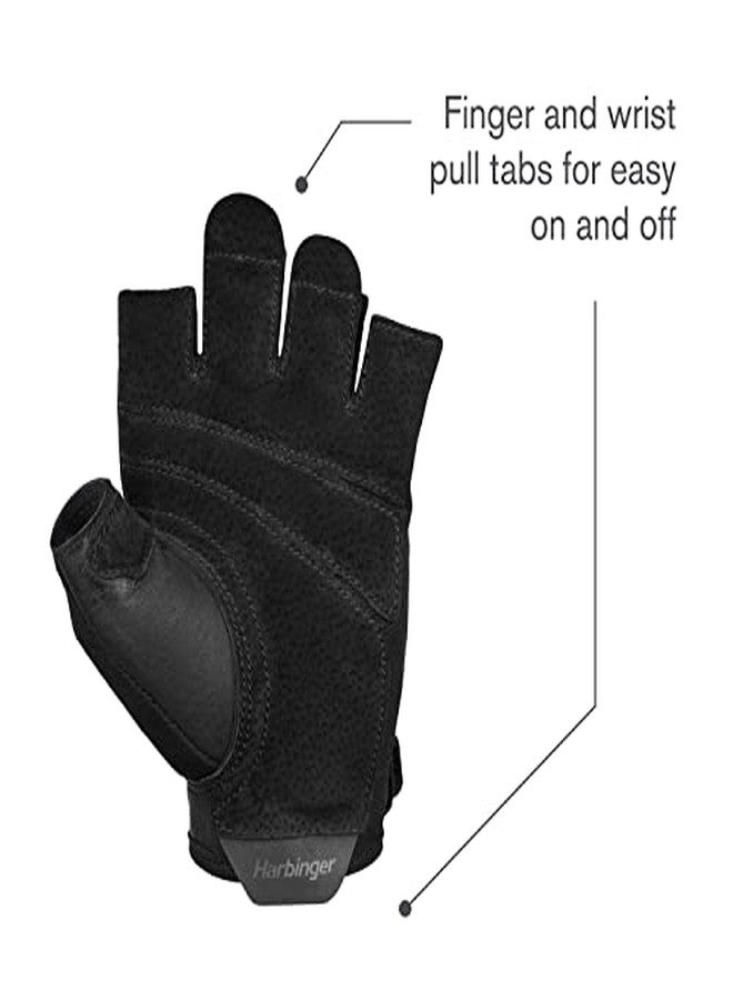 Harbinger Pro Gloves 2.0 for Weightlifting, Training, Fitness, and Gym Workouts - Men's (Black, XL) - Image 4