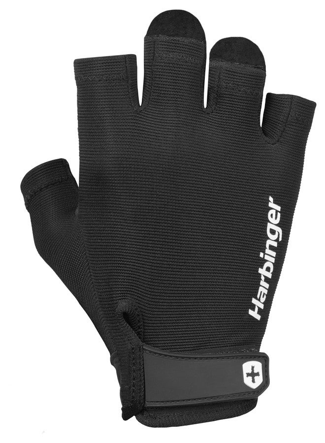 Harbinger Pro Gloves 2.0 for Weightlifting, Training, Fitness, and Gym Workouts - Men's (Black, XL) - Image 2