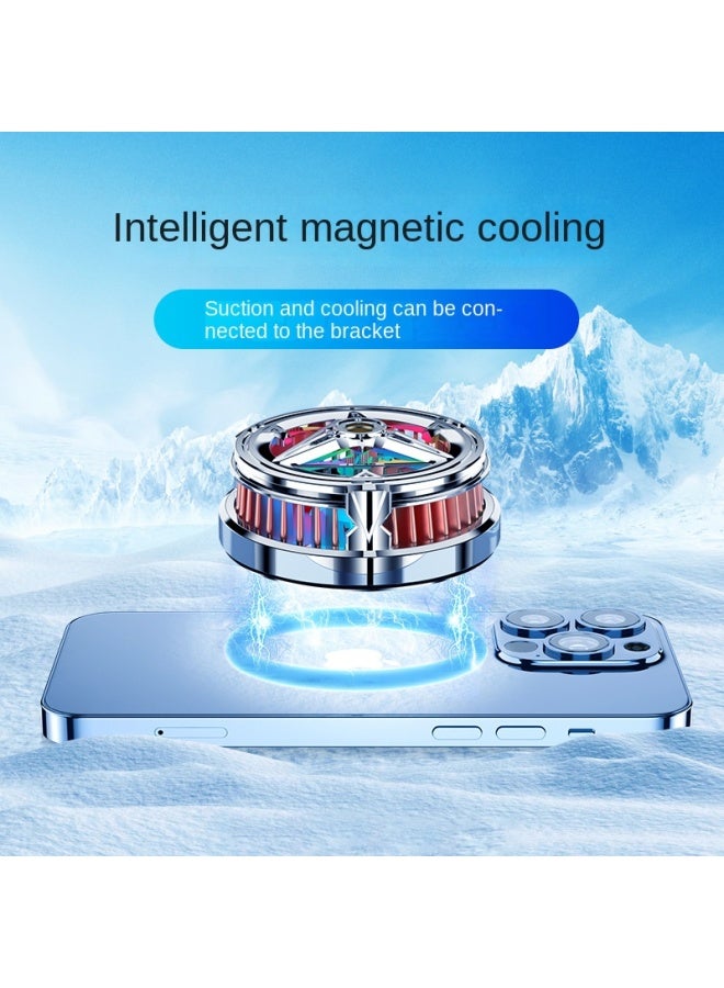 New Magnetic Semiconductor Mobile Phone Radiator Live Car Phablet Chicken Game Refrigeration Cooling Artifact - Image 2