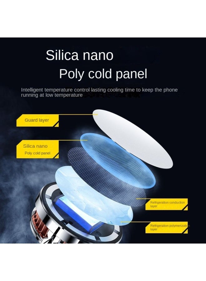 New Magnetic Semiconductor Mobile Phone Radiator Live Car Phablet Chicken Game Refrigeration Cooling Artifact - Image 3