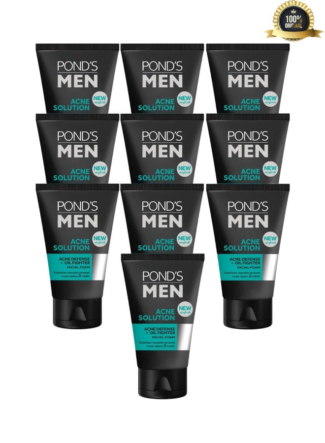 بوندز 10 قطع رغوة الوجه لعلاج حب الشباب ومقاومة الزيوت - Image 1