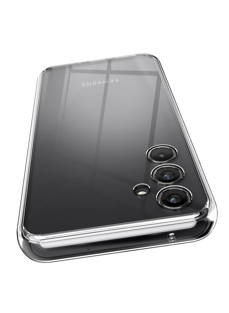 BORTONY Samsung Galaxy A54 5G Case Cover Transparent Soft Flexible TPU Bumper Scratch Resistant Protective Cover - Image 1