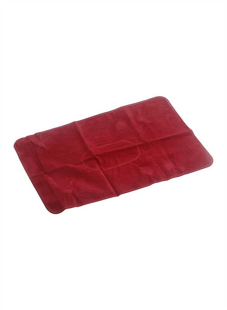 Generic Inflatable Pillow Ultralight Camping Travel Pillow Desk Rest Neck Support for Hiking Backpacking Office, Red - Image 3