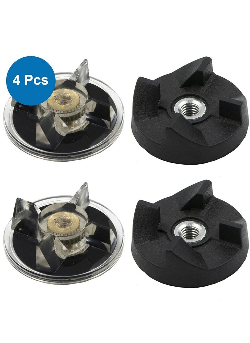 Generic - 2 Pair Blender Replacement Part Base Gear and Blade Gear, for Magic Bullet Blender MB1001 250W - Image 1