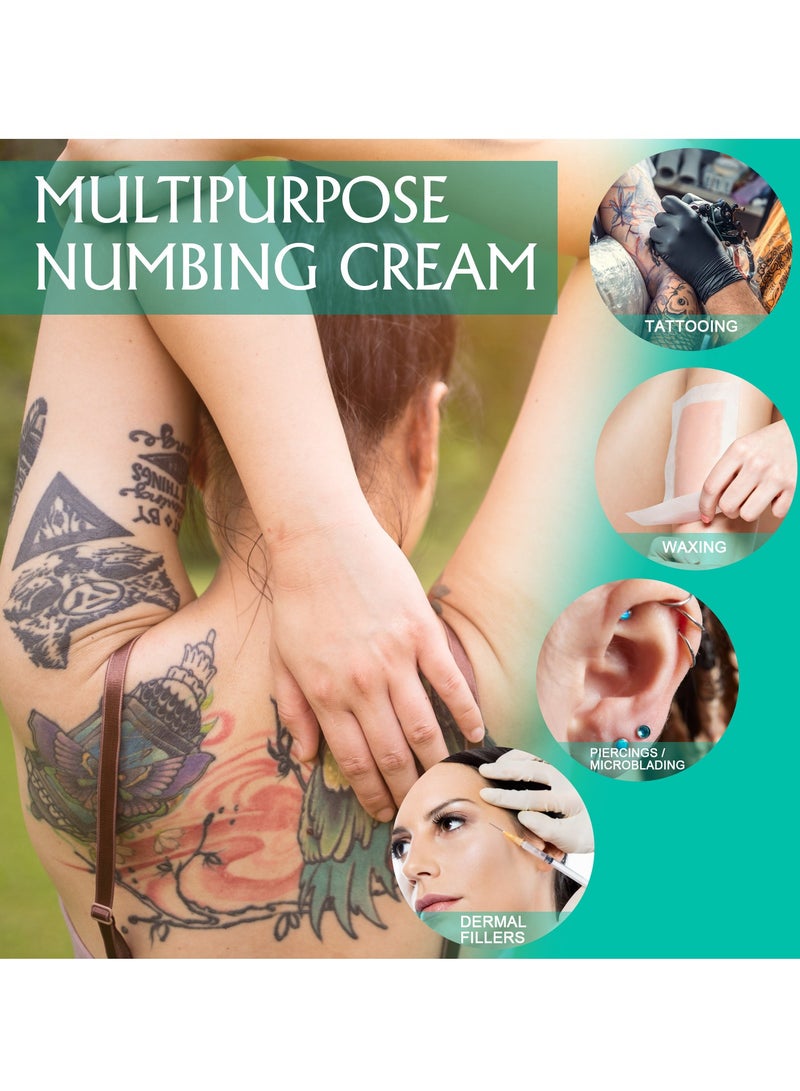 Elaimei Tattoo Numbing Cream, Pre-Tattoo Tattoo Cream, 6 Hours Max Strength Painless Tattoo Cream with Aloe Vera, Vitamin E - Image 5