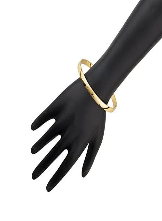 لاكجيريا سوار LUXURIA OM GOLD PLTED STAINLESS SEEL Heavy KADA للرجال والأولاد (69 مليمتر) - Image 3