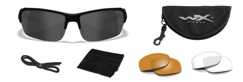 Wiley X Saint CHSAI07 Tactical Shooting Glasses Matte Black Frame with Changeable Smoke Grey and Clear Lenses Ballistic Rated - Image 5
