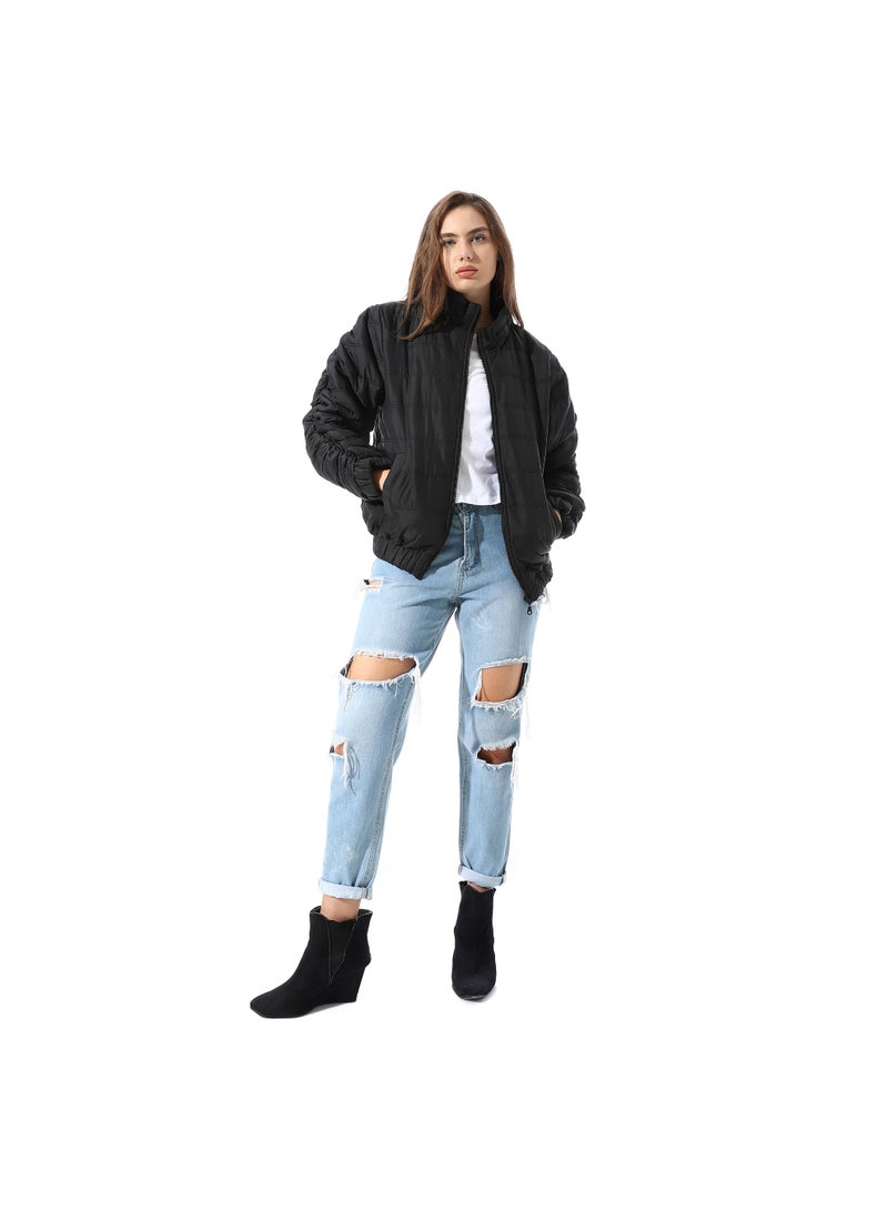 Coctail Women's Puffer Jacket-17085 - Image 4