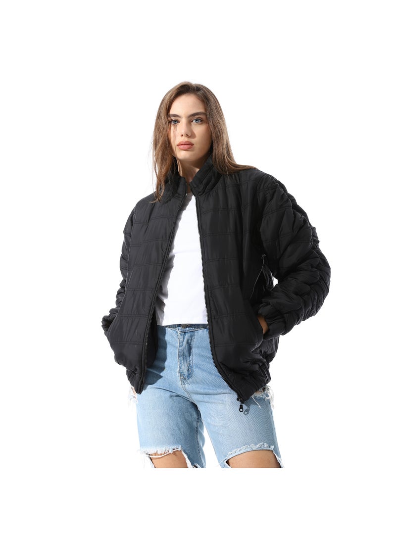 Coctail Women's Puffer Jacket-17085 - Image 5