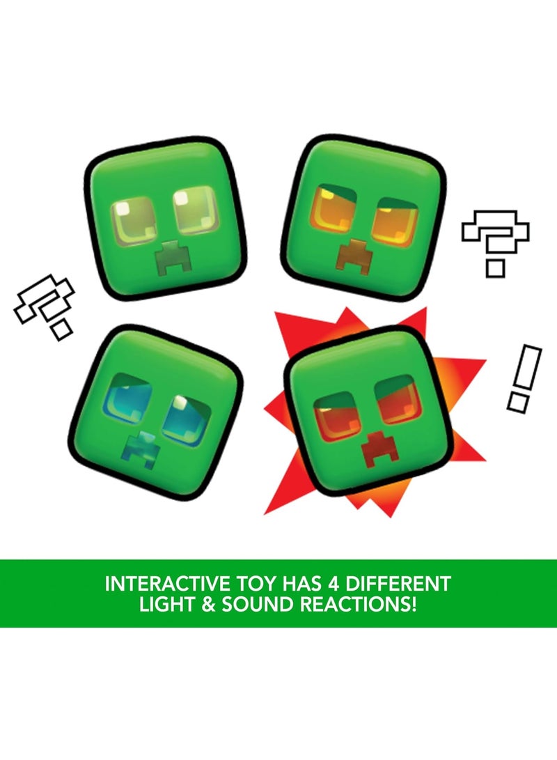 Mattel Games Mattel Minecraft My Pet Creeper Interactive Toy with Lights, Sounds & Exploding Action, 5.5-inch Button-Activated Figure - Image 3