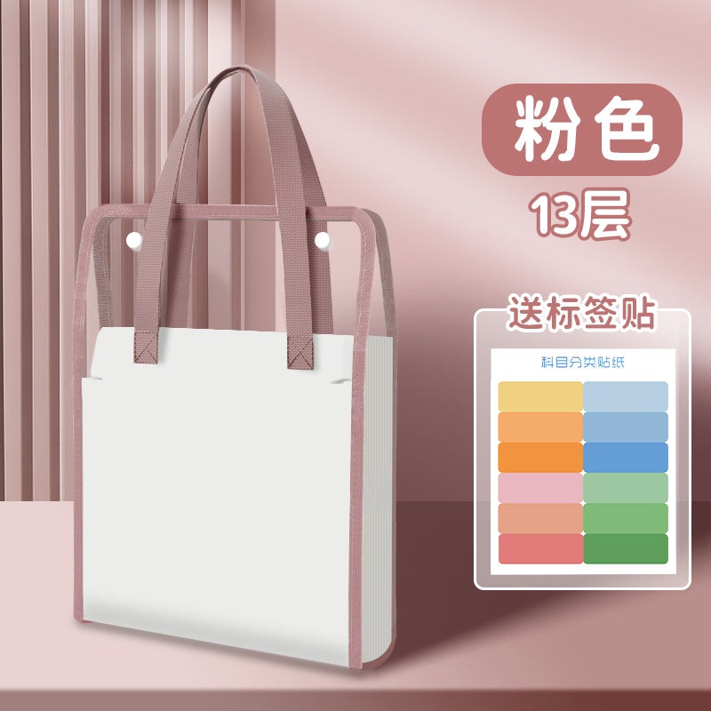 Special Transparent Bag For Examination Handbag Large Capacity Supplementary Test Paper Storage Bag Student Durable Thickened File Bag - Image 1