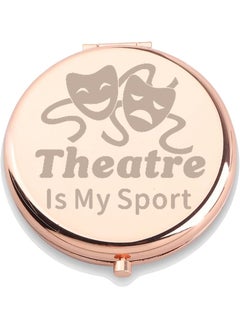 WUSUANED WUSUANED Dranma Themed Makeup Mirror Theatre is My Sport Jewelry Broadway Theater Gifts Theatre Lover Gifts (Theatre is My Sport Mirror) 