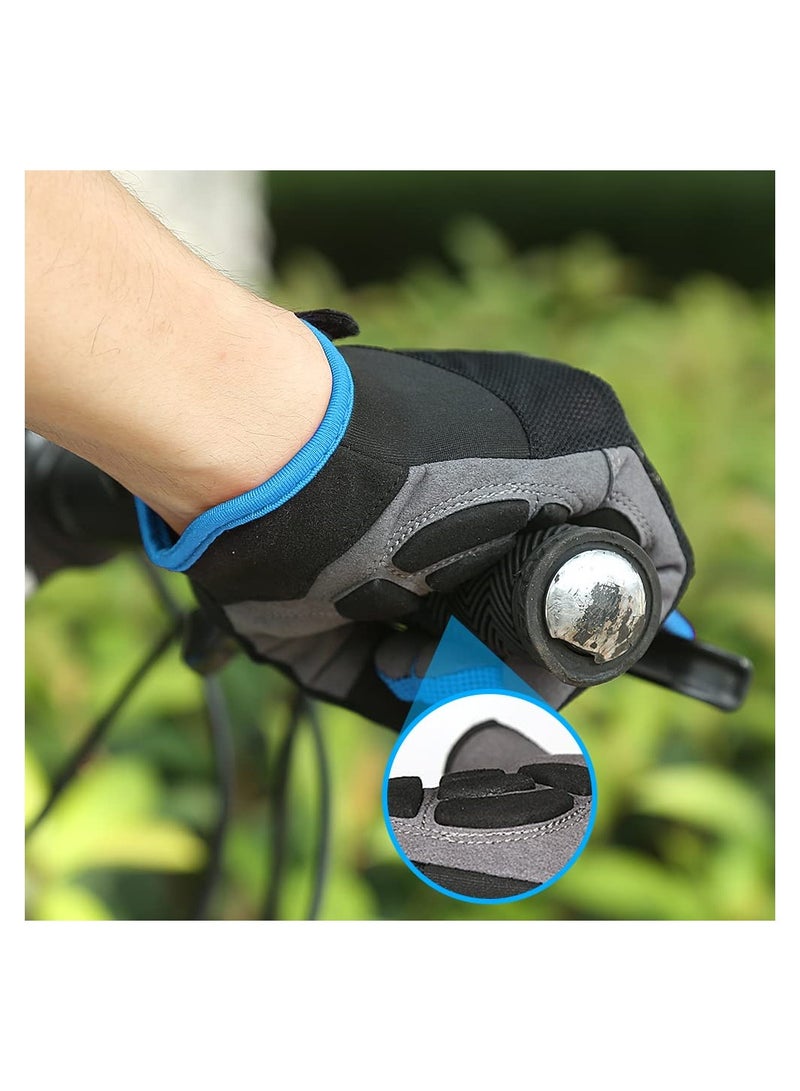 كابتن تيك Thermal Full Finger Cycling Gloves for Men and Women Breathable Touchscreen Winter Outdoor Sports Ideal for Biking Running Camping - Image 5