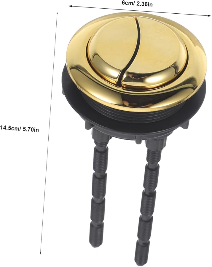 طقم استبدال زر دفع المرحاض المزدوج للتحكم الفعال في المياه وسهولة التركيب - Image 3