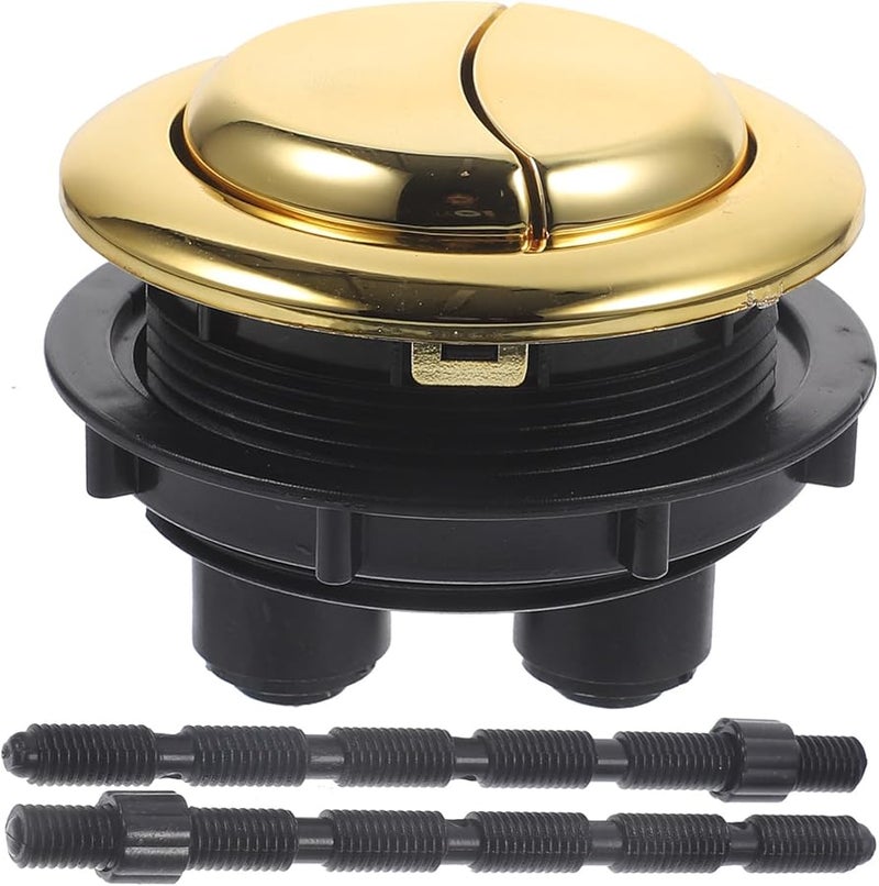 طقم استبدال زر دفع المرحاض المزدوج للتحكم الفعال في المياه وسهولة التركيب - Image 1