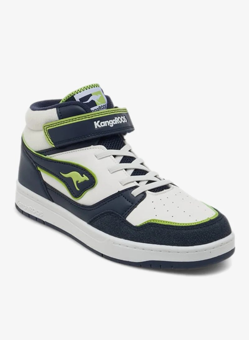 kangaROOS NAVY Women's Logo Detail Sports Shoes with Hook and Loop Closure for Women | Best Price UAE