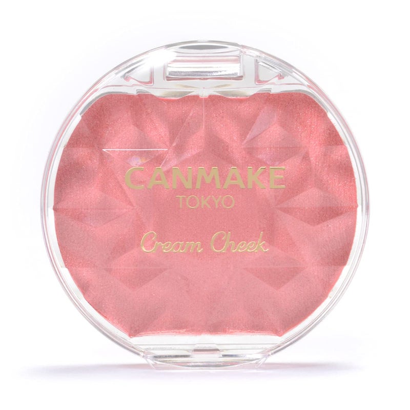 CANMAKE Cream Cheek Pearl Type 014 oz 40 g Glossy Highly Colored Polarized Pearls P01 Peach Dazzle