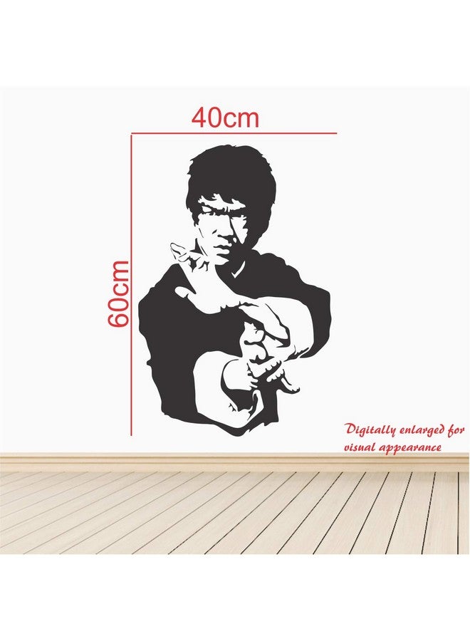 عصا لي ملصق حائط "بروس لي" من ستيك مي - SM288 (متعدد الألوان، فينيل - 60 سم × 40 سم) - Image 3