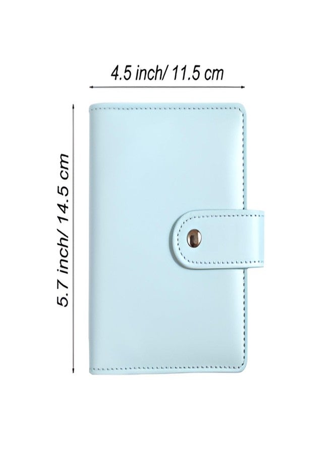 eleger A7 Budget Binder Set - Mini Money Organizer for Cash Saving, Cash Stuffing Envelope System, Planner Binders with Pockets, Sheets and Stickers, Blue - Image 2
