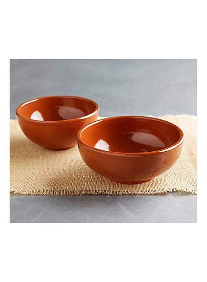 Regas Mud Clay Footed Bowl 15CM - 600ML - Image 2