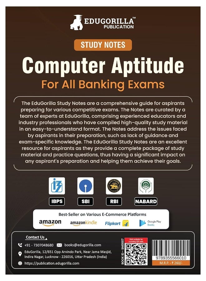 Computer Aptitude Topicwise Notes for All Banking Related Exams | A Complete Preparation Book for All Your Banking Exams with Solved MCQs | IBPS Clerk, IBPS PO, SBI PO, SBI Clerk, RBI and Other Banking Exams  - Image 2