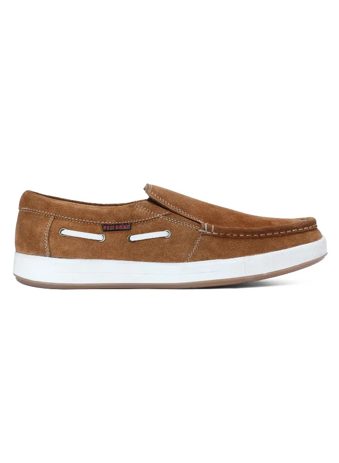 Red Chief Rust Low Ankle Slip On Casual Shoe - Rc3472 022