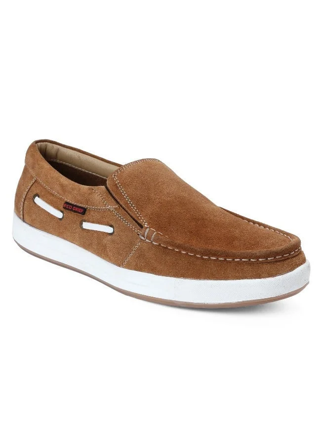 Red Chief Rust Low Ankle Slip On Casual Shoe - Rc3472 022