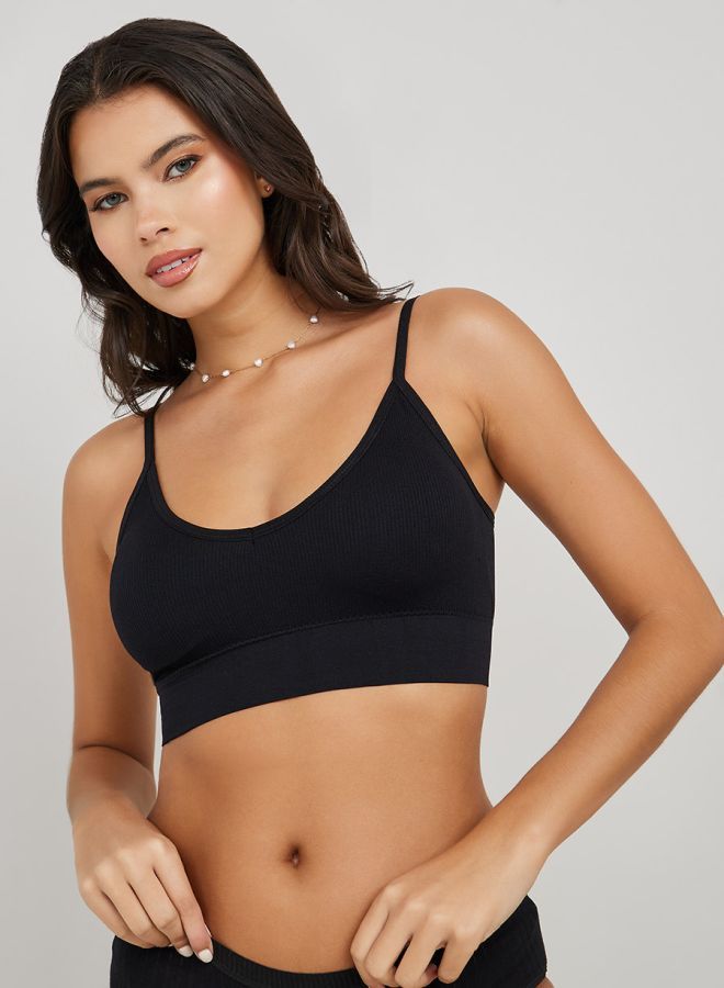 Styli Pack of 3 - Padded Seamfree Crop Top  - Image 2
