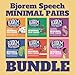 Bjorem Speech Minimal Pairs Bundle Comprehensive Phonological Speech Therapy Card Set Approach for Speech Sound Disorders and Discrimination Includes 6 Decks with Over 300 Target Words - Image 4