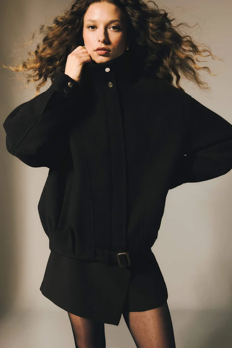 ديفاكتو Regular Fit Jacket Collar Cachet Jacket