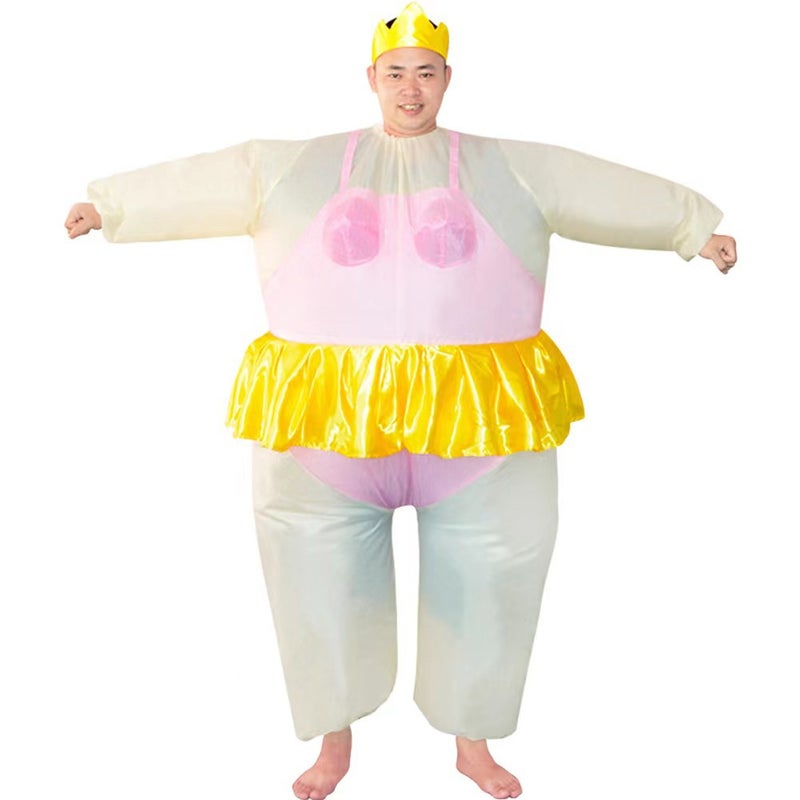 Annual Performance Doll Ballet Inflatable Suit Fat Man Inflatable Sumo Funny Party Activity Ballet Inflatable Suit - Image 3