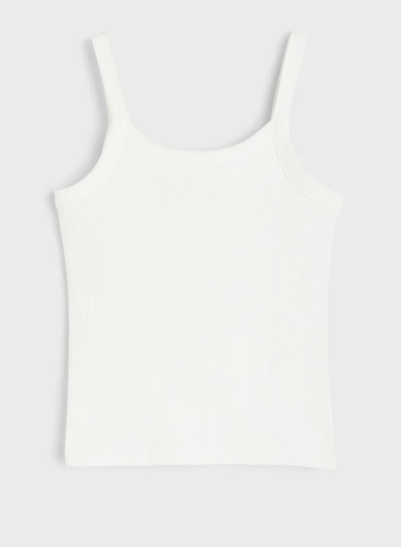 H&M Ribbed Strappy Vest