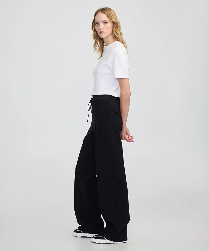 Ipekyol Mixed Wide-Leg Trousers