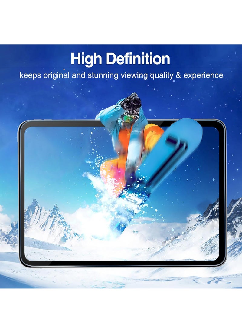 واقي شاشة لجهاز iPad Air 13 بوصة M3 2025/Air 13 بوصة M2 2024/iPad Pro 13 بوصة M4 2024، واقي شاشة من الزجاج المقوى، قطعة واحدة