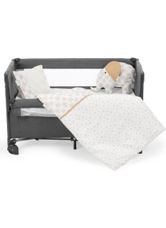 Sema Bebe Sema Baby 6 Piece Luxury Park Bed Baby Sleeping Set - Ecru Fil  - Image 1