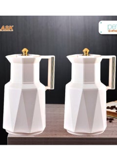 petros PETROS 2 Piece Thermos Set 1L + 1L  Beige /Golden 