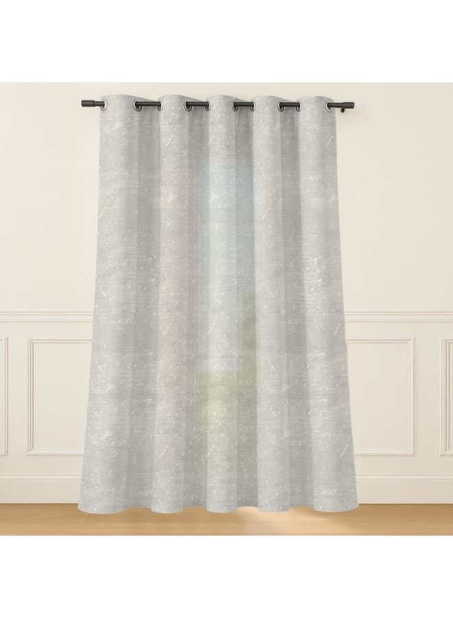  انتكس بيت الستائر ستائر كتان أنيقة - قماش شبه شفاف - ديكور أنيق لغرفة المعيشة وغرفة النوم - ستائر خفيفة الوزن مع حلقات فولاذية - قطعة واحدة - Image 2