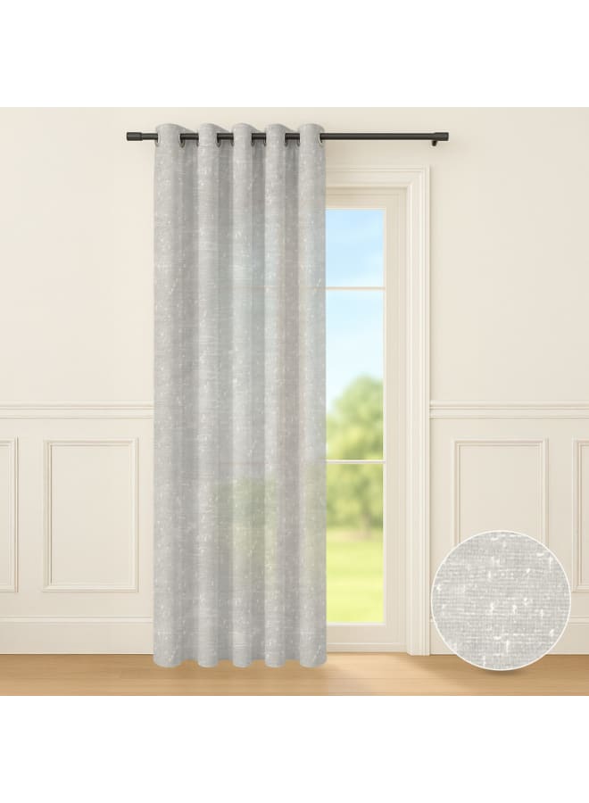  انتكس بيت الستائر ستائر كتان أنيقة - قماش شبه شفاف - ديكور أنيق لغرفة المعيشة وغرفة النوم - ستائر خفيفة الوزن مع حلقات فولاذية - قطعة واحدة - Image 1