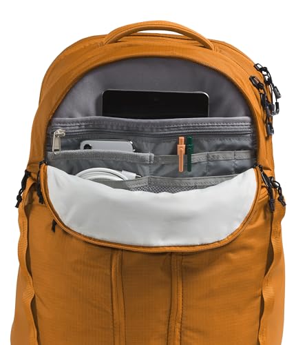 THE NORTH FACE Surge Commuter Laptop Backpack | Daypack with Water Repellent Finish, 16" Laptop Sleeve, Reflective Details, Timber Tan, One Size - Image 4